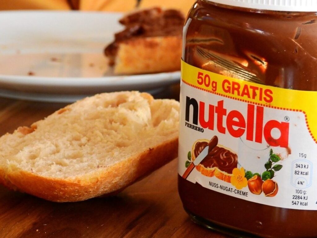 Combien de calories contient une cuillère de Nutella ?