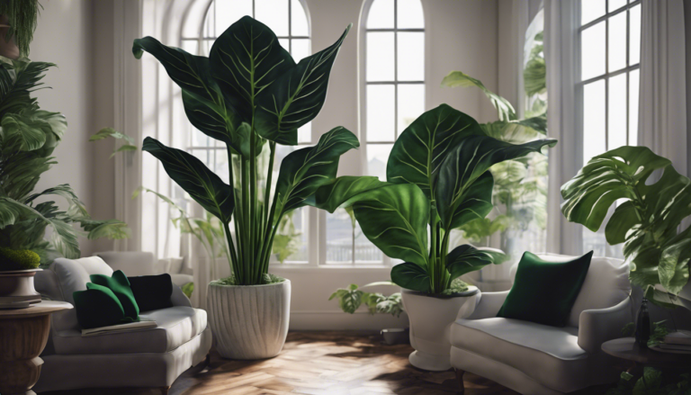 découvrez l'alocasia regal shield, une plante d'intérieur fascinante avec son feuillage majestueux et ses caractéristiques uniques. apprenez à en prendre soin et à valoriser votre espace intérieur avec cette beauté exotique.