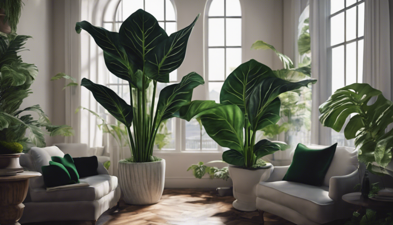 découvrez l'alocasia regal shield, une plante d'intérieur fascinante avec son feuillage majestueux et ses caractéristiques uniques. apprenez à en prendre soin et à valoriser votre espace intérieur avec cette beauté exotique.