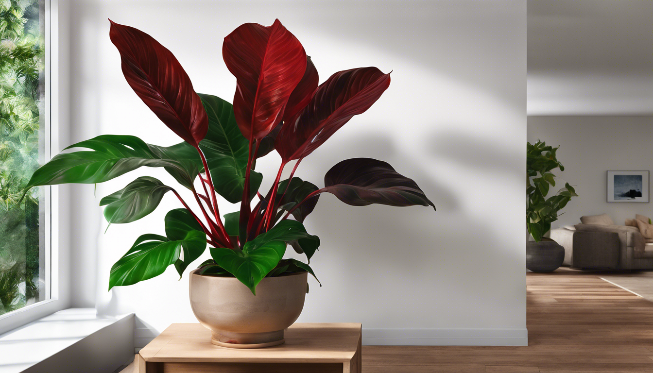 découvrez tout ce qu'il faut savoir sur le philodendron imperial red, une plante d'intérieur majestueuse. apprenez ses caractéristiques uniques, ses besoins spécifiques en entretien et des conseils pratiques pour la cultiver dans votre hogar. transformez votre espace avec cette plante exotique !