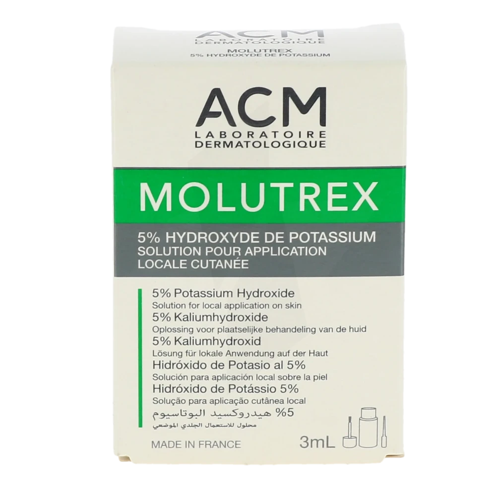 Molutrex traitement sans ordonnance molluscum