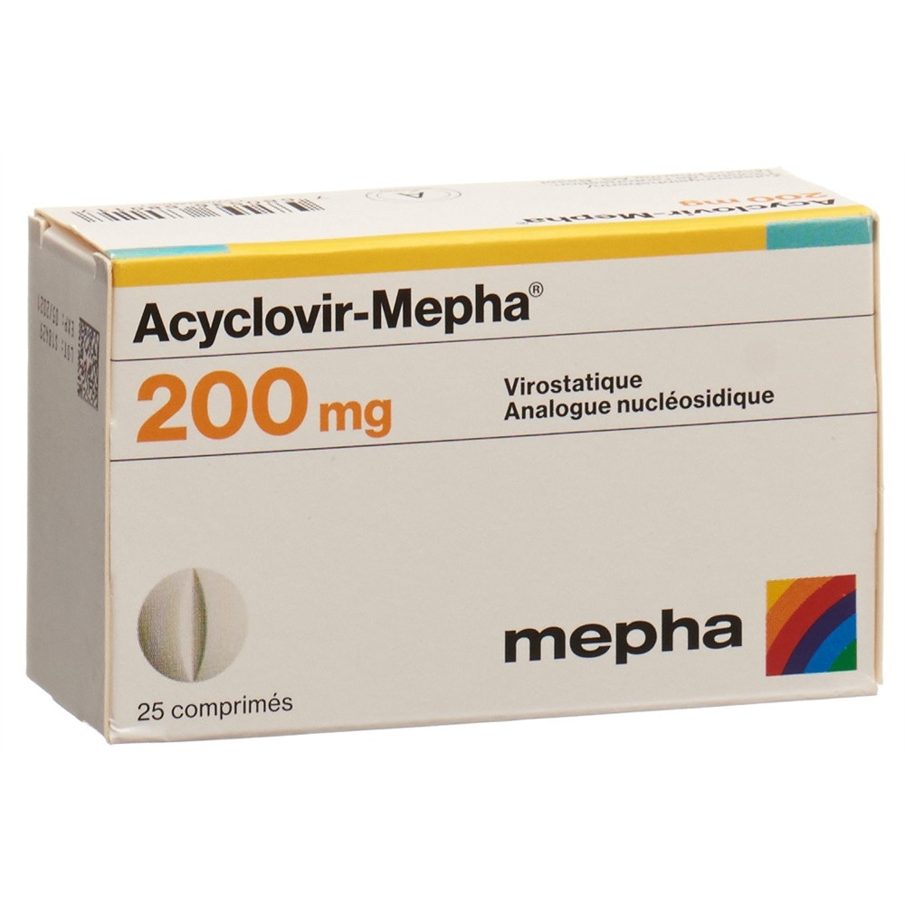 Aciclovir comprimé 200mg