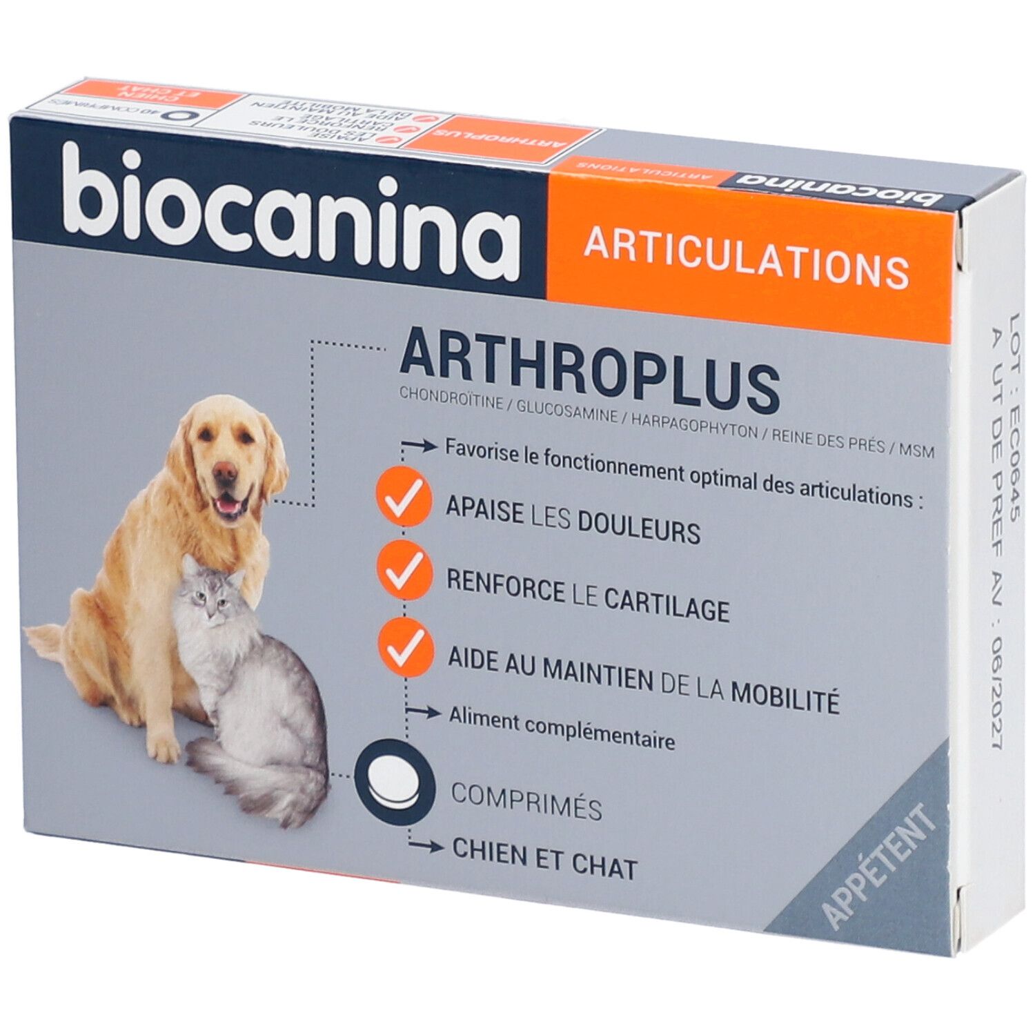 Complément anti-douleur pour chien