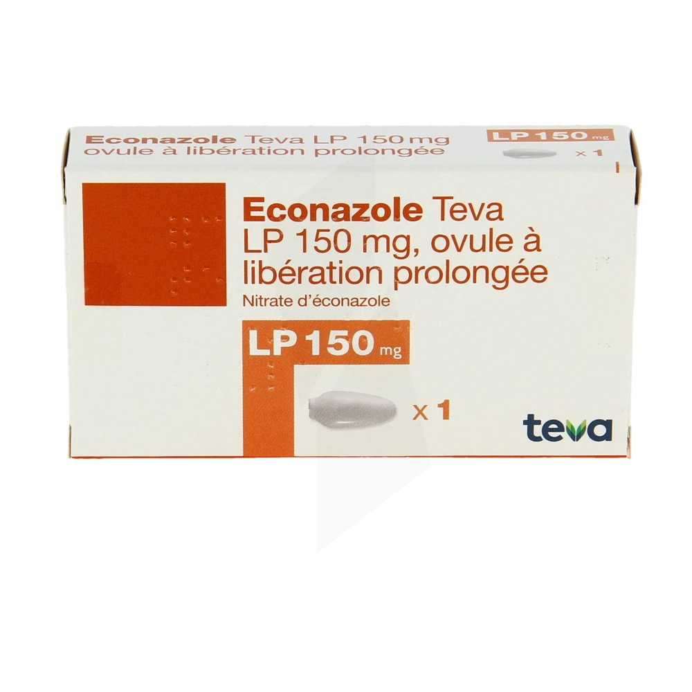 Ovule d'éconazole Teva 150mg