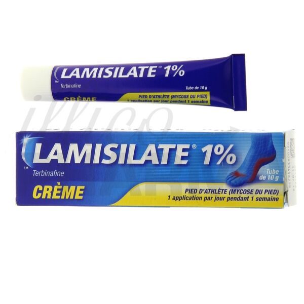 Crème Lamisilate 1% en tube pour traiter efficacement les mycoses cutanées sans ordonnance