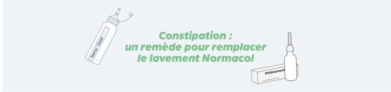Lavement intestinal avec Normacol, un traitement courant contre la constipation