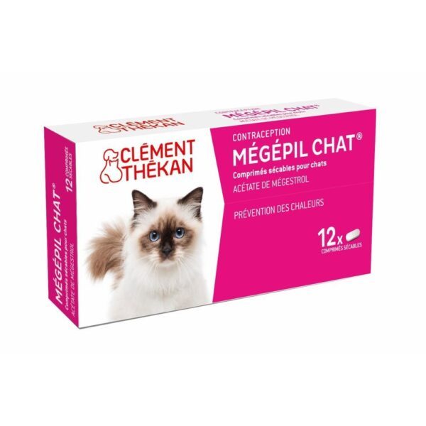 Boîte de comprimés Megepil contraceptif pour chat sans ordonnance