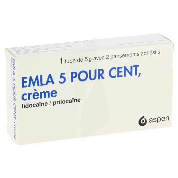 Crème Emla 5% en vente libre, patch anesthésiant sans ordonnance