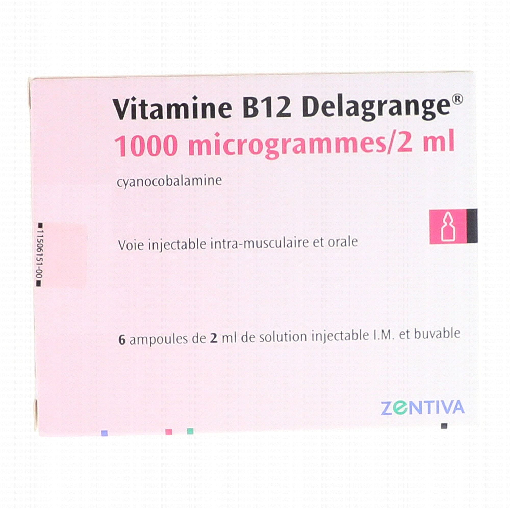 ampoules vitamine b12