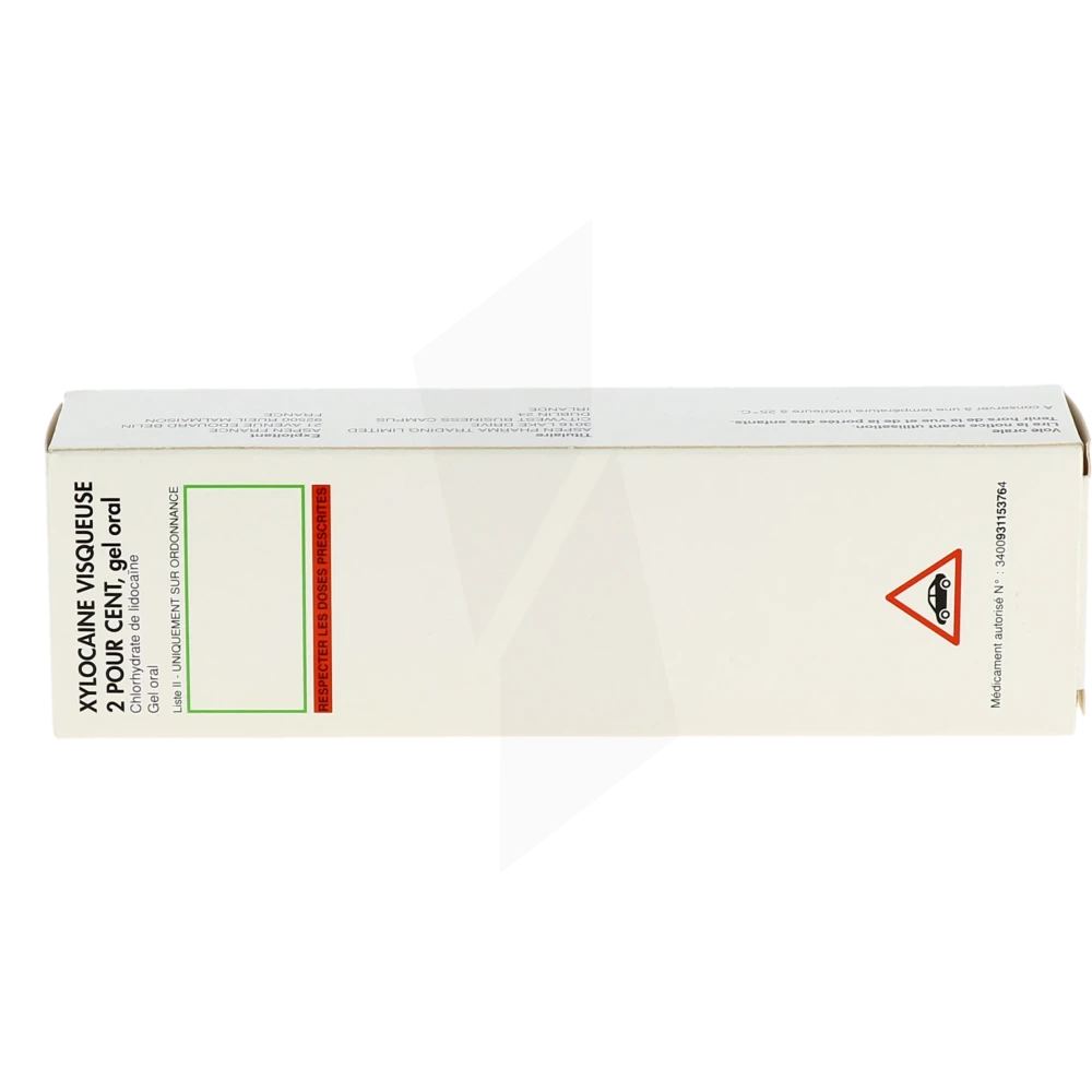 Xylocaïne visqueuse - gel dentaire
