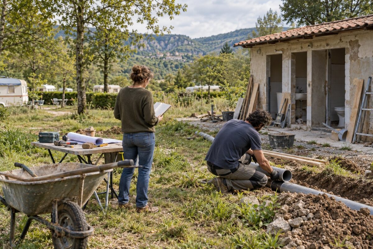 Remèdes de comptoir et reconversion d'un camping : deux façons de se retrousser les manches